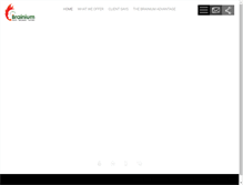 Tablet Screenshot of brainiuminfotech.com